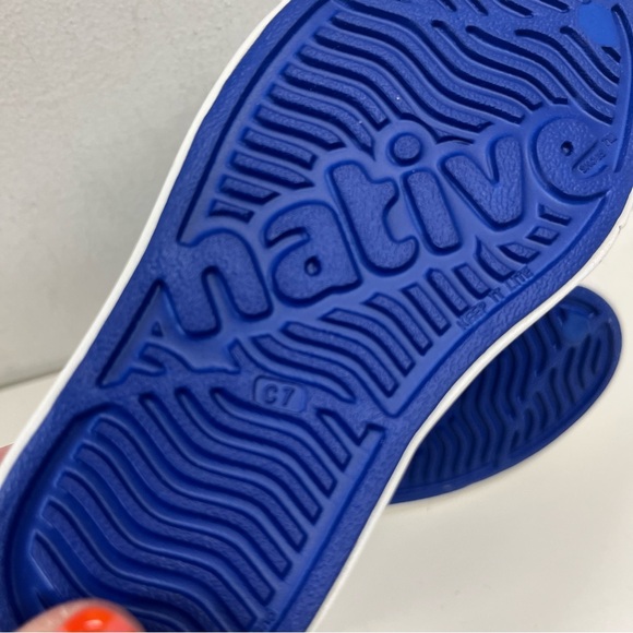 NWT Native Jefferson Shoes in Blue Camo Size 7 - Picture 6 of 6